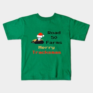 Merry Tracksmas Kids T-Shirt